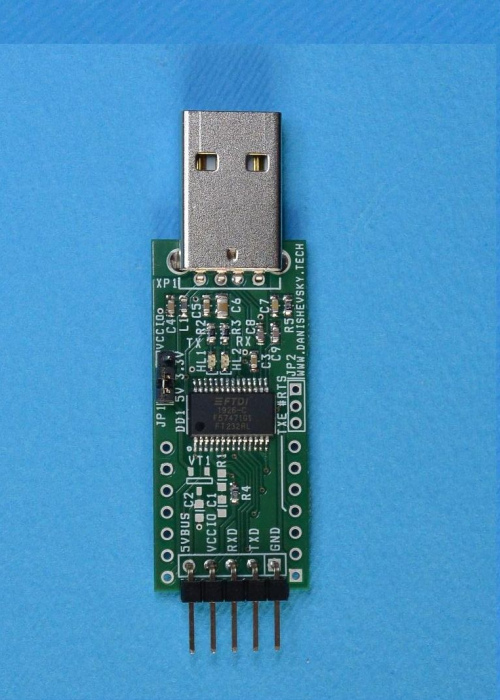 Конвертор USB-UART на микросхеме FT232RL